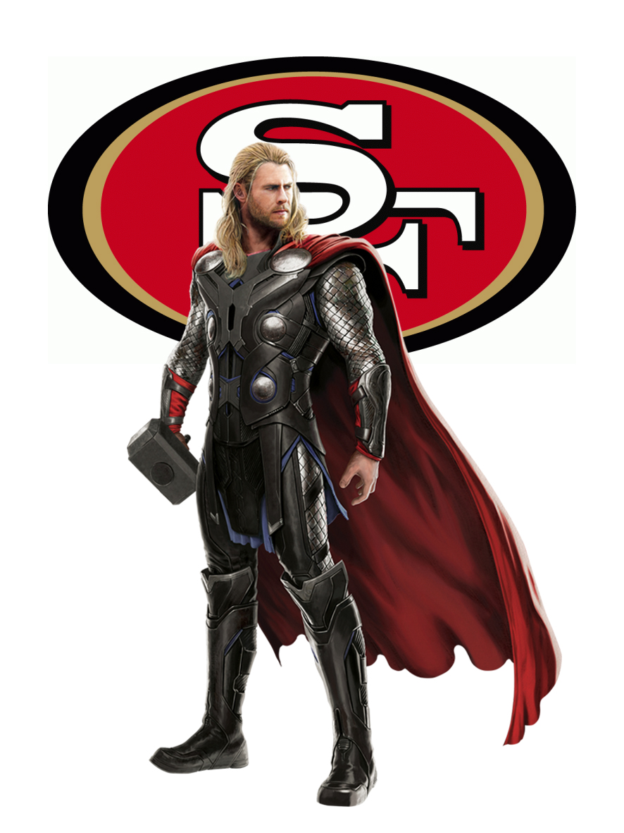 San Francisco 49ers Thor Logo vinyl decal